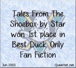 Awards - Summer 2003 - Best DuckOnly (1st Place) - Tales From The Shoebox